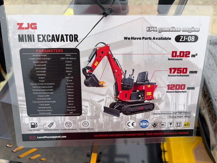 #160-•-unused-2026-zjg-zj-08-mini-excavator-image-5