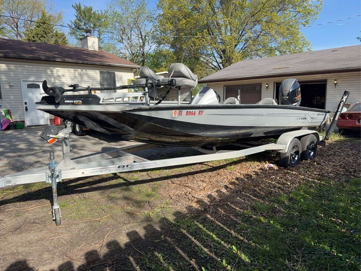2020-express-fishing-boat-w/-yamaha-175-and-back-track-trailer-and-a-garmin-fish-finder-image-1