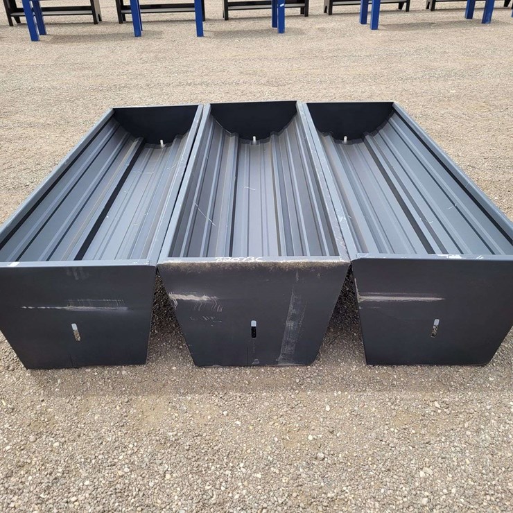 (3) Cattle Feeders V2025 84 in. Light Duty Fork Extensions