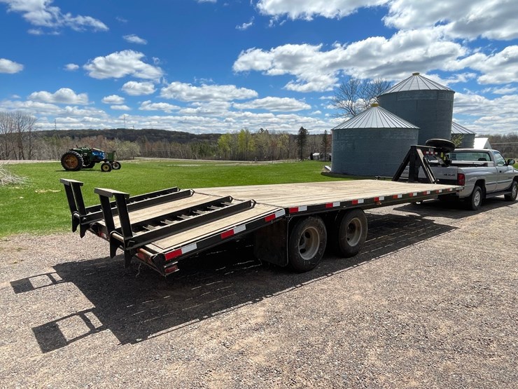 #364-•-2000-keifer-25'-gooseneck-equipment-trailer-(has-wi-title)-(frederic,-wi)-image-4