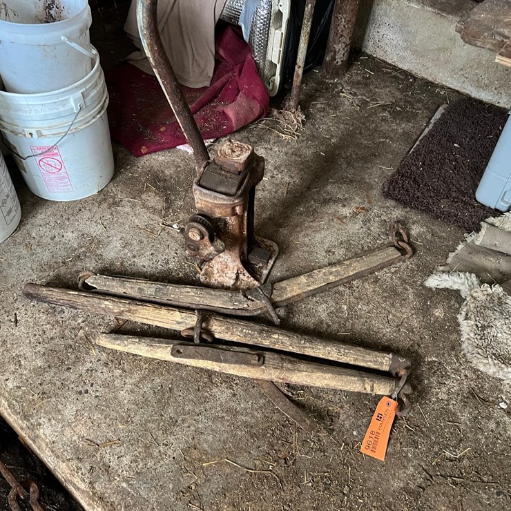 #9618 • Antique Single Trees and Jack