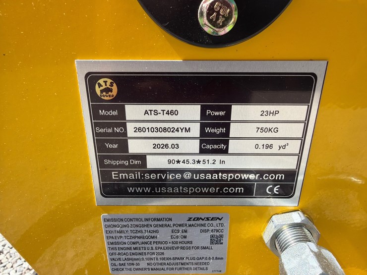 #216-•-unused-2026-ats-t460-mini-skid-steer-loader-image-8