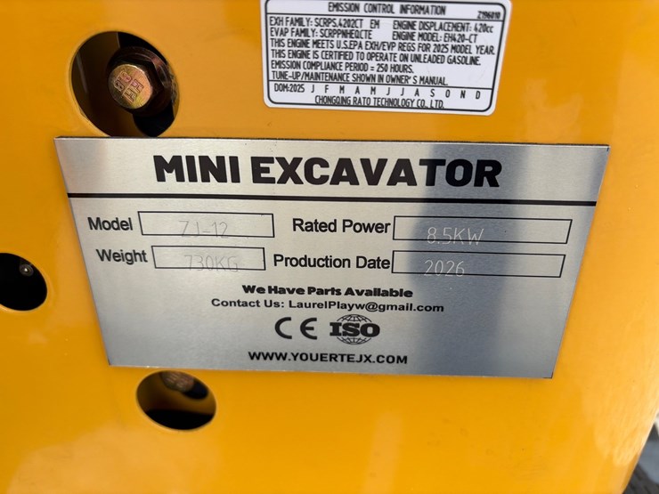 #159-•-unused-2026-zjg-zj-12-mini-excavator-image-6