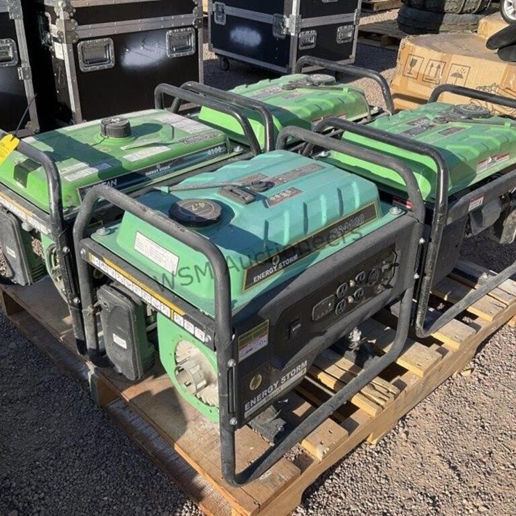 PALLET OF ENERGY STORM ES4100 GENERATORS