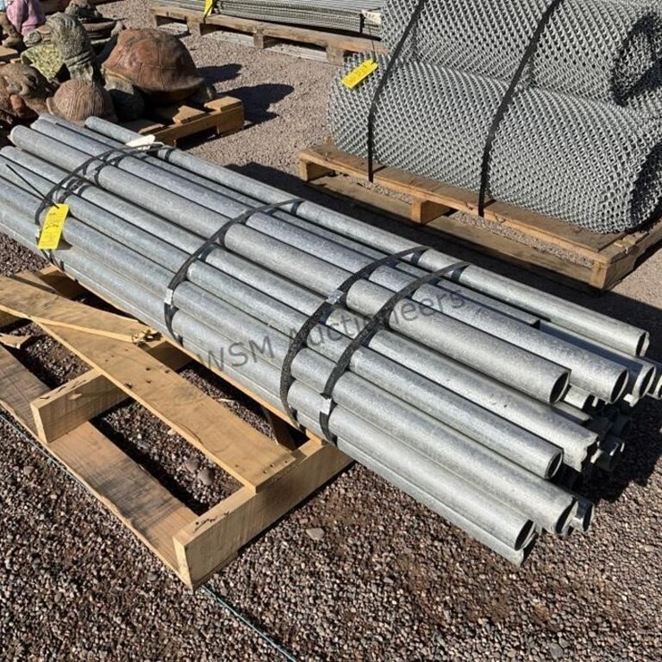 PALLET OF ASST GALVANIZED POSTS