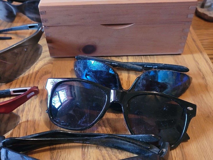 collection-of-assorted-eyewear-and-sunglasses-with-wooden-storage-box-image-3