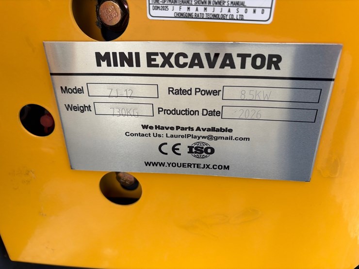 #155-•-unused-2026-zjg-zj-12-mini-excavator-image-5