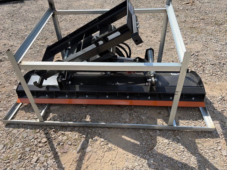 #511-•-unused-wolverine-84”-hydrualic-skid-steer-snow-blade-image-1