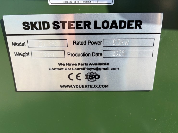 #203-•-unused-2026-zjg-zj-380-mini-skid-steer-loader-image-8