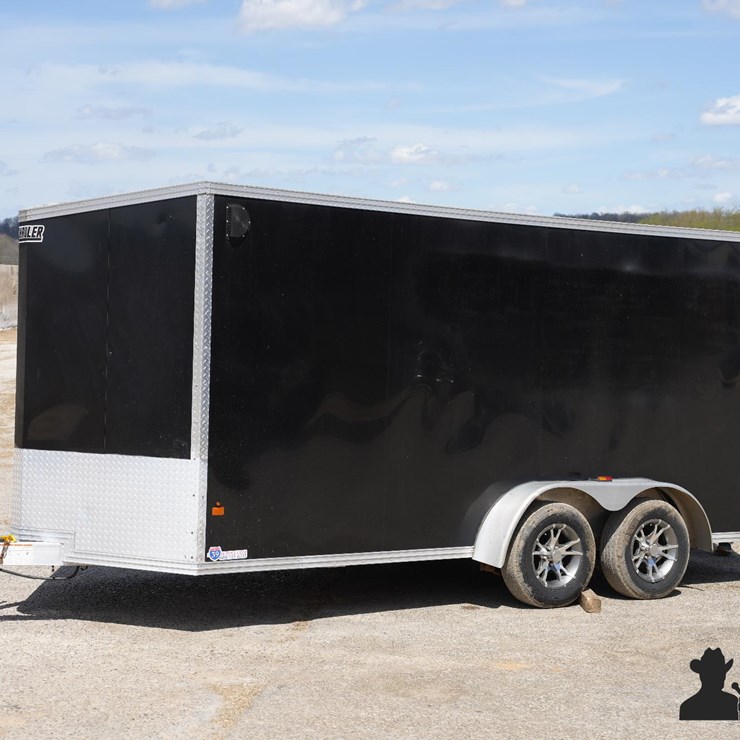 2017 Alcom 16' T/A Cargo Trailer