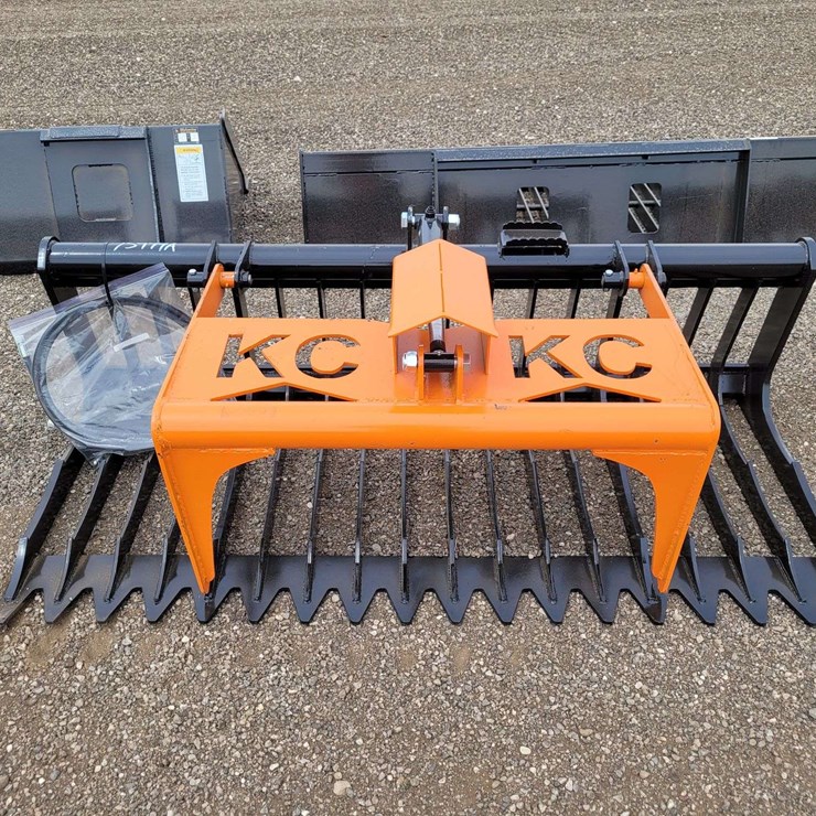 76 in. Single Cylinder Skeleton Grapple Bucket v3