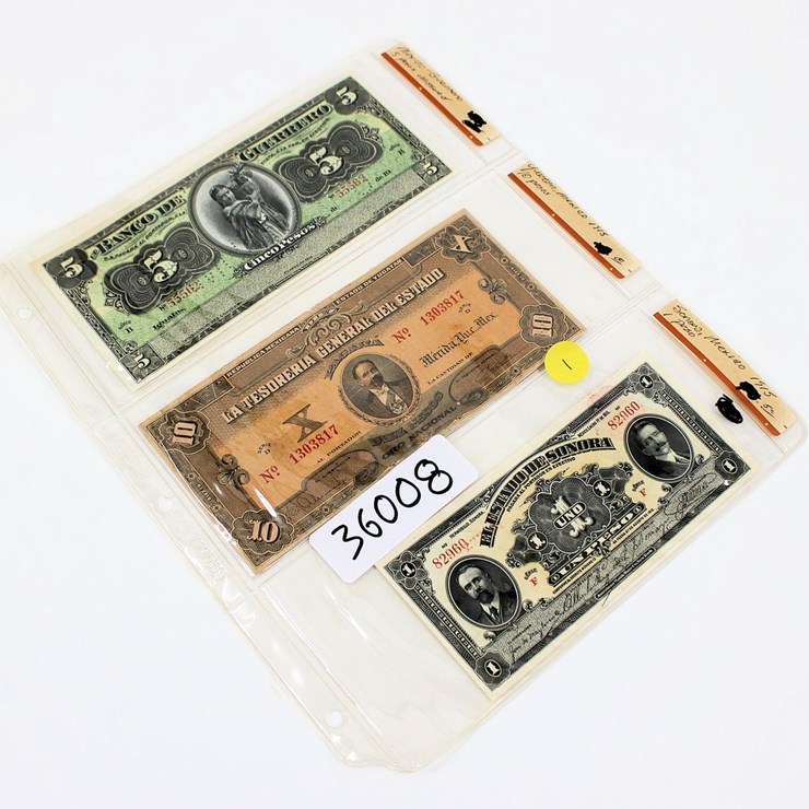 #36008 • CURRENCY | 1915 MEXICAN PAPER MONEY