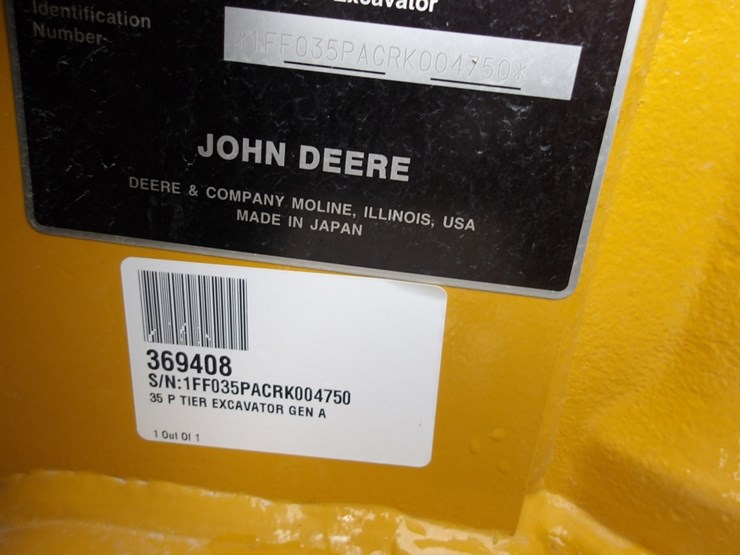 #7470-•-john-deere-35p-mini-excavator-with-4-hours!-image-4