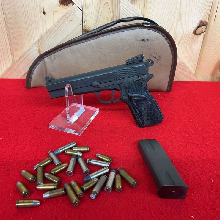 Fabrica Militar de Armas Portatiles D.G.F.M. Browning Hi-Power Semi-Auto Pistol 9mm