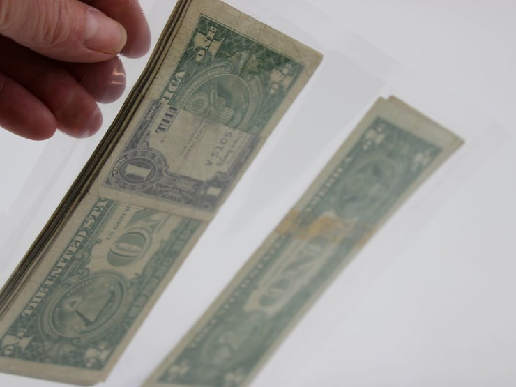 #36132-•-(25)-silver-certificates-|-1957,-57a,-57b,-1-dollar-bills-image-7