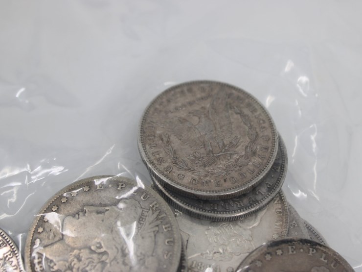 #36136-•-qty-10,-late-1800's-silver-morgan-dollar-coins,-90%-silver-image-6