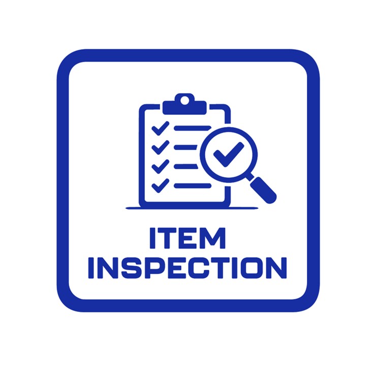 #5853 • ITEM INSPECTIONS
