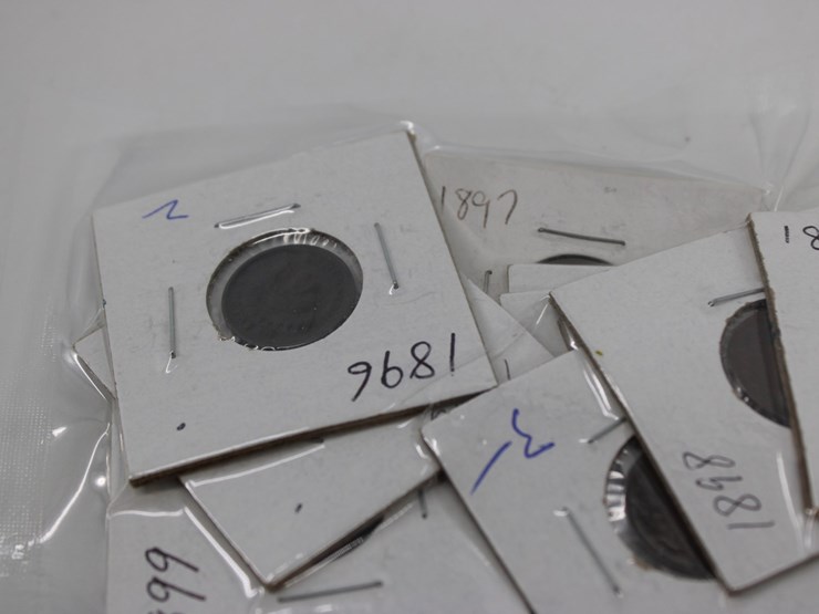 #36045-•-(12)-indian-head-pennies,-1800's-image-3