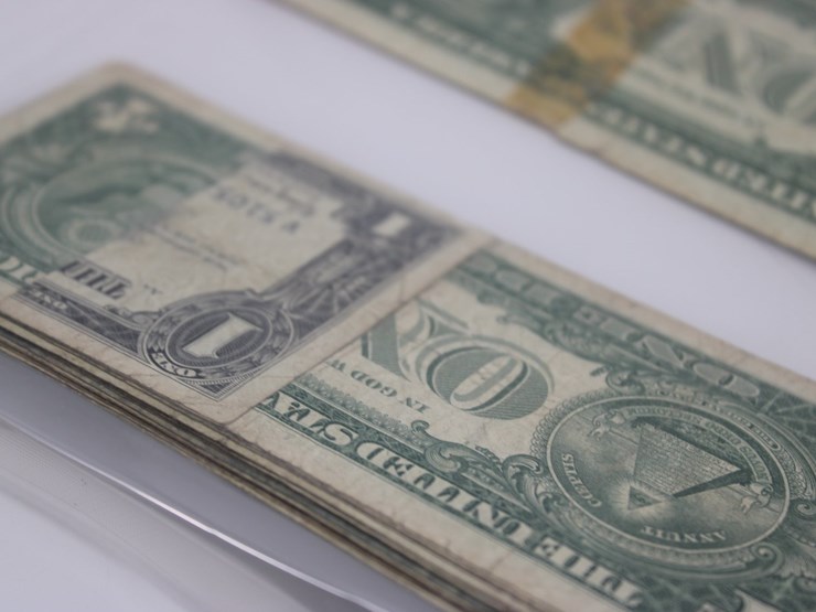 #36132-•-(25)-silver-certificates-|-1957,-57a,-57b,-1-dollar-bills-image-9