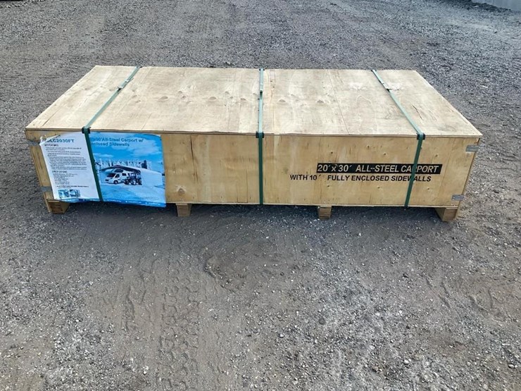 #4056-•-unused-20'-x-30'-carport-with-enclosed-sidewalls-image-2