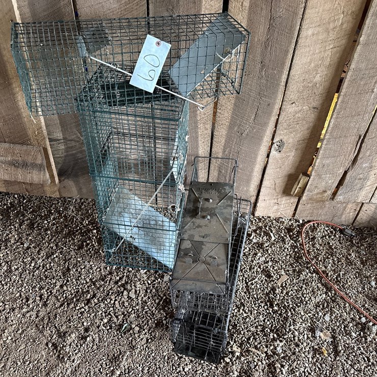 #60 • (4) ANIMAL TRAPS