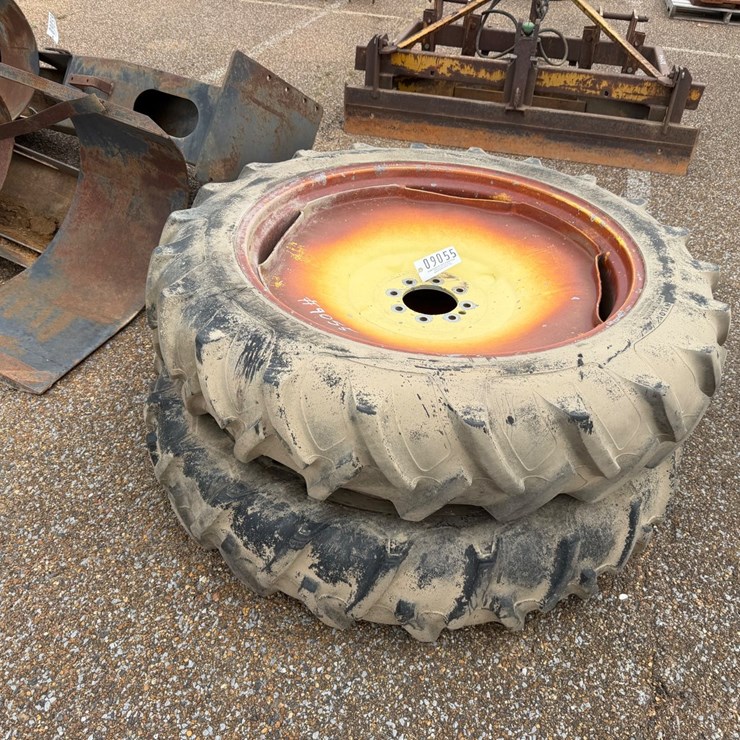 #9055 • 11.2-38 Tractor Tires & Wheels (2)