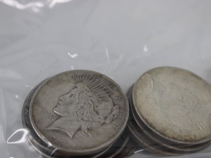 #36137-•-(10)-1923-peace-silver-dollar-coins,-90%-silver-image-4