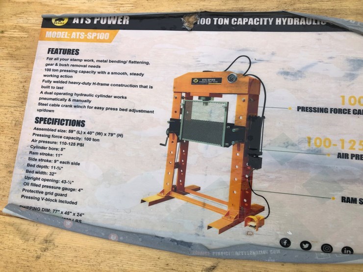 #29-•-100-ton-hydraulic-shop-press-image-1