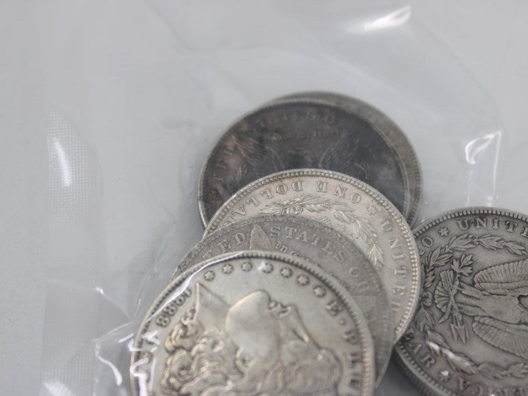 #36136-•-qty-10,-late-1800's-silver-morgan-dollar-coins,-90%-silver-image-3
