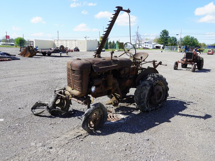 #2408-•-farmall-cub-a-tractor-with-sickle-bar-mower-image-1