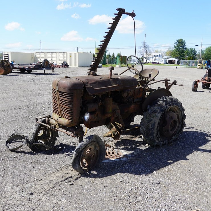 #2408 • Farmall Cub A Tractor with Sickle Bar Mower