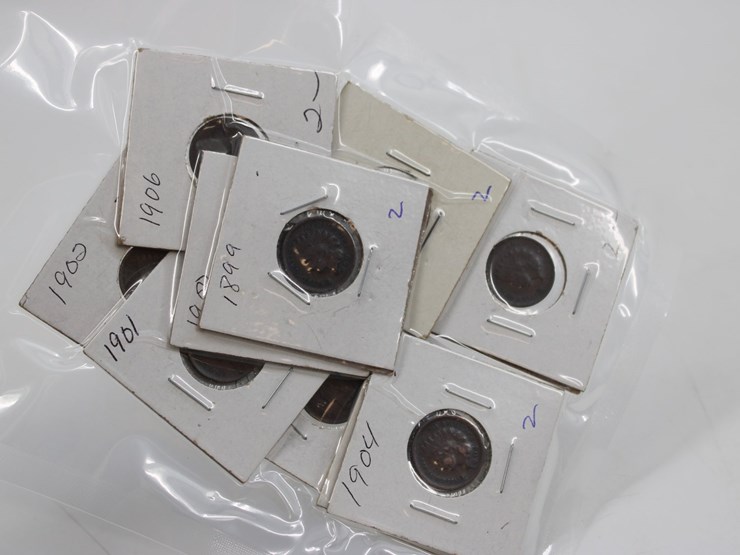 #36044-•-(10)-1899-1908-indian-head-pennies-image-3