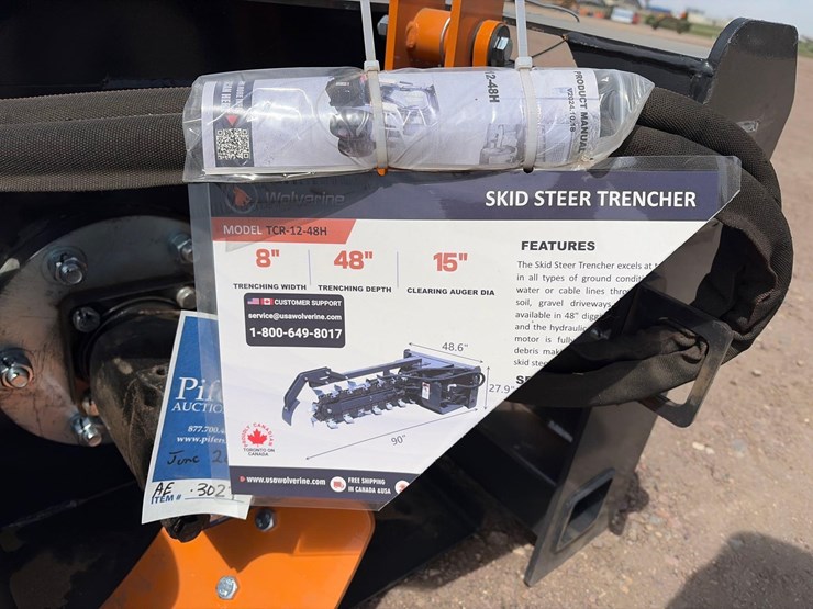 unused-2026-wolverine-tcr-12-48h-skid-steer-trencher-image-5