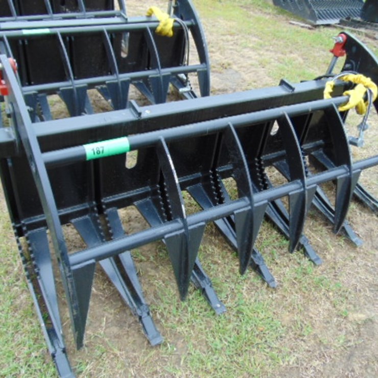 72" ECONO ROOT RAKE GRAPPLE- QUICK ATTACH