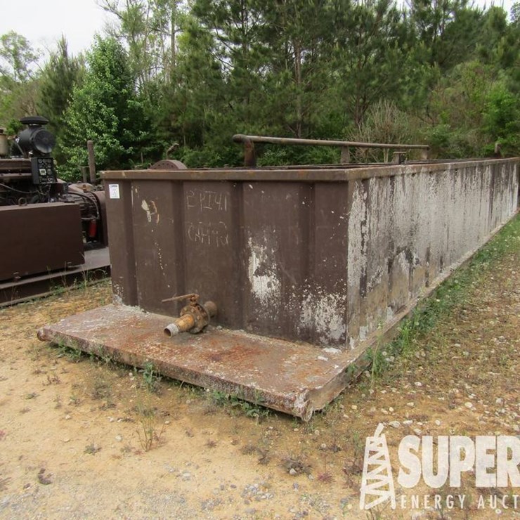 4'H x 8'W x 35'L 200-Bbl Reverse Mud Tank