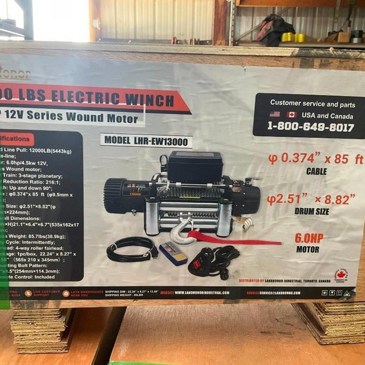 #4100 • Unused ATS Power Electric Winch