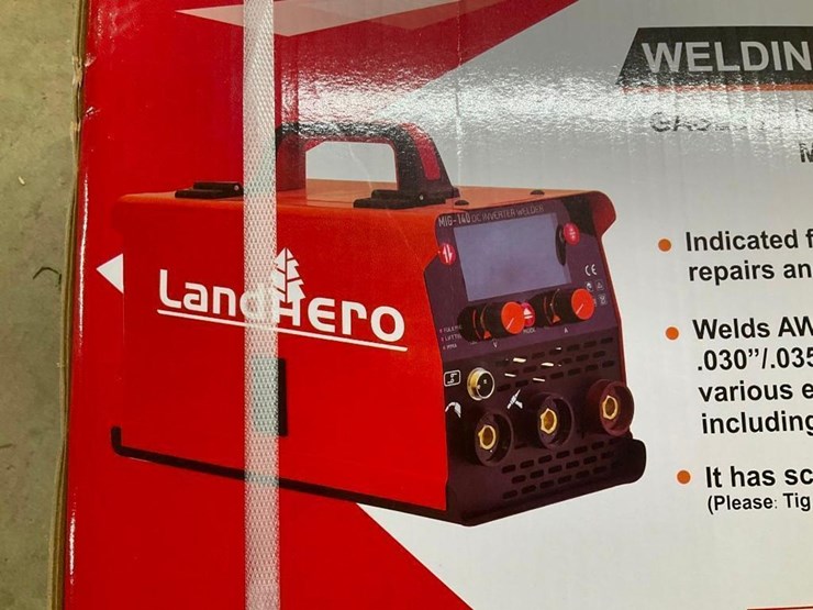#4069-•-new-land-hero-mig-140-gasless-mig-welder-image-1
