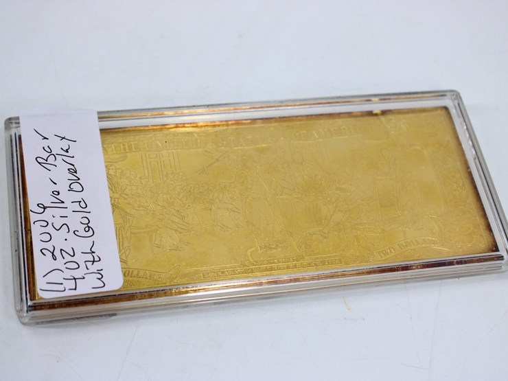 #36143-•-(1)-2006,-4-oz,-silver-bar-with-gold-overlay-image-2