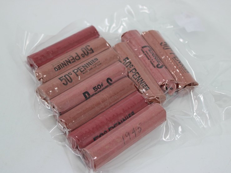 #36147-•-(10)-rolls-of-wheat-pennies-from-the-1940's-and-1950's-image-4