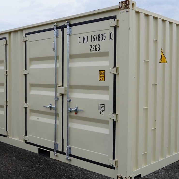 #4013 • One Trip 20' Multi Door Shipping Container