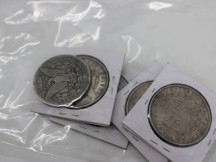 #36126-•-(5)-1896-morgan-silver-dollars,-90%-silver-image-7