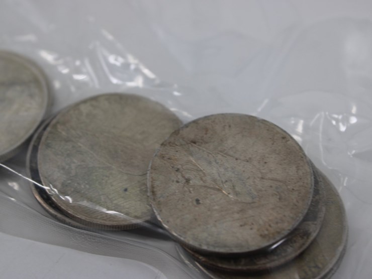 #36137-•-(10)-1923-peace-silver-dollar-coins,-90%-silver-image-2