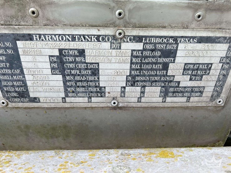 2002-harmon-steel-barrel-7,000-gallon-asphalt-t/a-tanker-trailer-image-5
