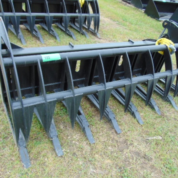 84" HEAVY DUTY ROOT RAKE GRAPPLE- QUICK ATTACH