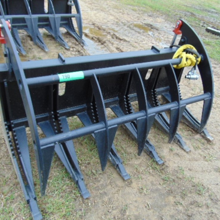 60" ECONO ROOT RAKE GRAPPLE- QUICK ATTACH