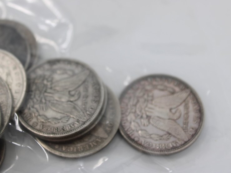 #36136-•-qty-10,-late-1800's-silver-morgan-dollar-coins,-90%-silver-image-2