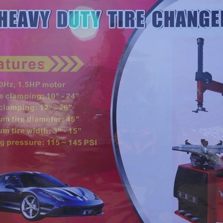 #4050 • New Heavy Duty Tire Changer