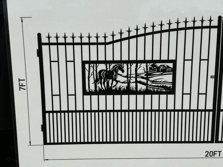#4057-•-20-ft.-bi-parting-driveway-gates-image-2