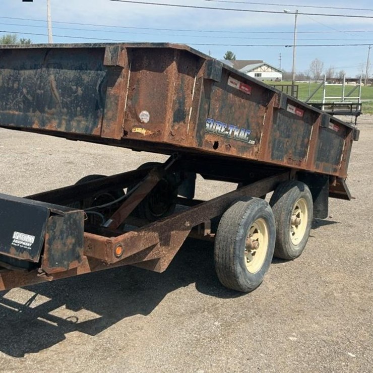 #2205 • 2012 Sure-Trac ST7210DOD\uFFFdB\uFFFd100 Dump Trailer