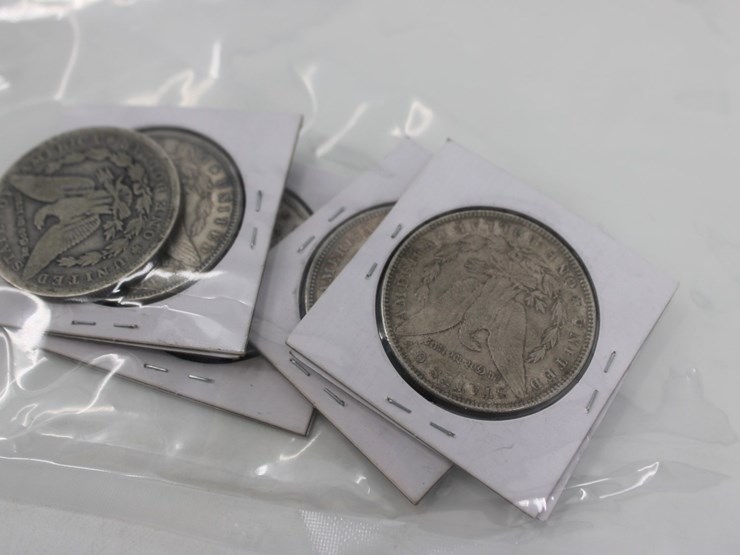 #36126-•-(5)-1896-morgan-silver-dollars,-90%-silver-image-8